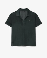 Polo slim fit in piqu&eacute; di raso Runway