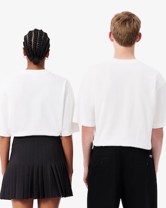 T-shirt loose fit in jersey di cotone pesante