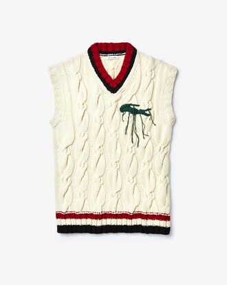 Pullover unisex da golf senza maniche oversize Fashion Show