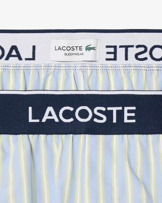 Shorts pigiama in popeline a righe