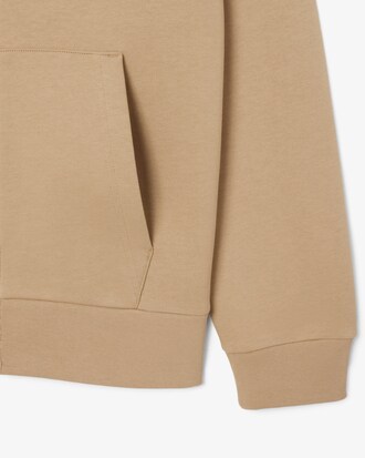 Felpa con cappuccio in pile con zip