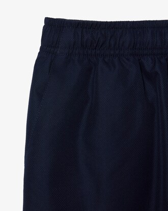 Shorts sportivi in taffetà a rombi