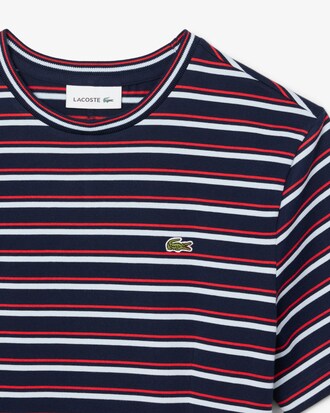 Abito t-shirt a righe in jersey