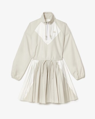 Vestito stile felpa corto a pieghe relaxed fit