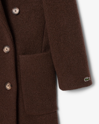 Cappotto doppiopetto in lana vergine