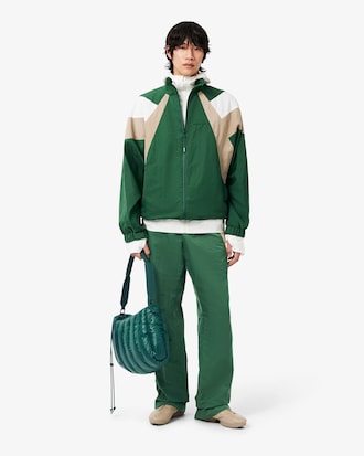 Giacca in taffet&agrave; perlato Lacoste x Wang Yibo