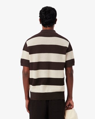 Maglione da golf con collo a polo a maniche corte