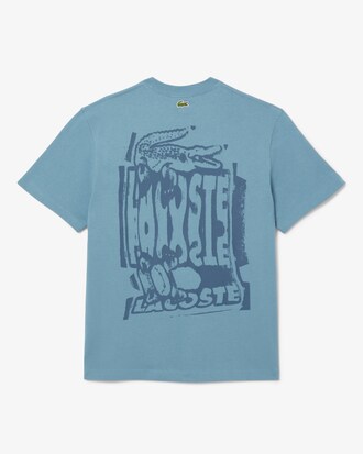 T-shirt grafica in jersey di cotone