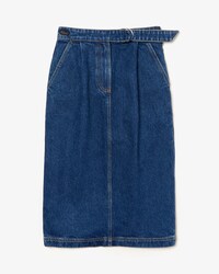 Gonna in jeans midi da donna dritta