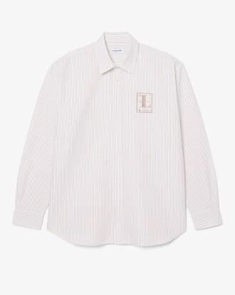 Camicia Oxford a righe relaxed fit