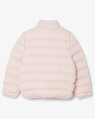 Piumino unisex con cappuccio in taffet&agrave; a rombi