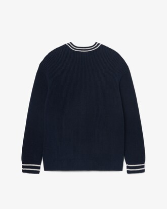 Cardigan in cotone e lana