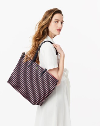 Shopping bag a righe L.12.12 Concept