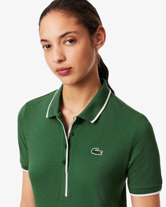Polo da tennis regular fit con termoregolazione