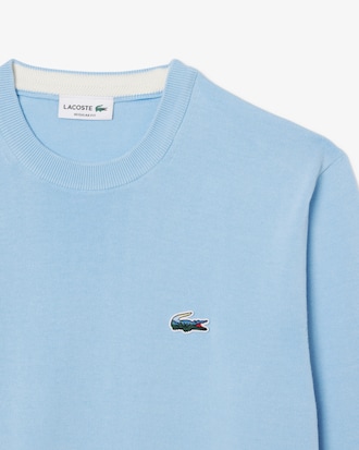 Maglione con coccodrillo e motivo paesaggio in cotone