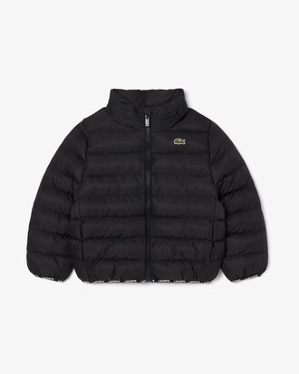 Giacca imbottita unisex con cappuccio foderato in tessuto felpato