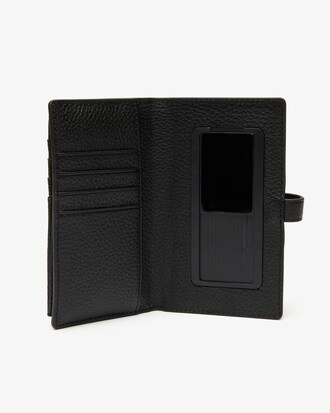 Portafoglio-custodia per cellulare da donna in pelle martellata Croco Crew