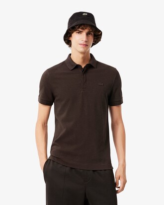 Polo regular fit in piqué elasticizzato Paris