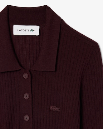 Maglione a collo alto in jersey di lana