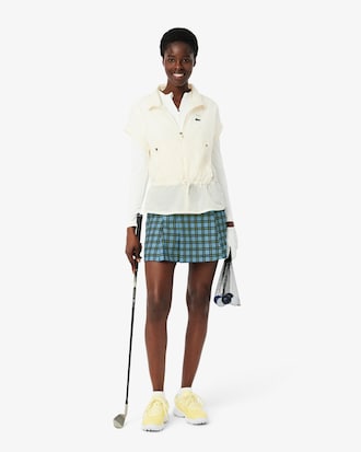 Gonna da golf elasticizzata ultra dry con fodera