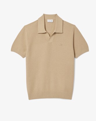 Maglione con girocollo aperto in misto cotone