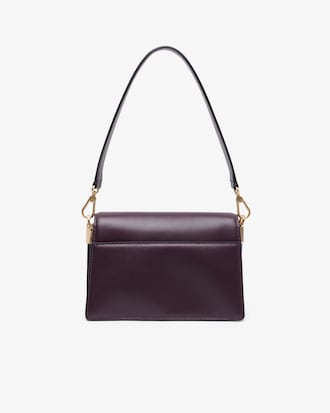 Borsa in pelle con patta Tennis Bliss