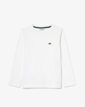 T-shirt in cotone a maniche lunghe