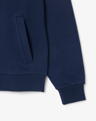Felpa con cappuccio in pile con zip