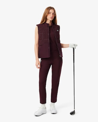 Polo da golf slim fit elasticizzata UV Protect