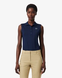 Polo da golf slim fit elasticizzata UV Protect