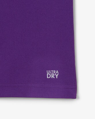 Polo da tennis slim fit con stampa ultra-dry