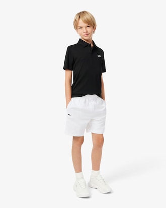 Shorts sportivi in taffet&agrave; a rombi