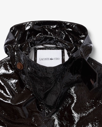 Giacca popover in pelle Lacoste x Wang Yibo