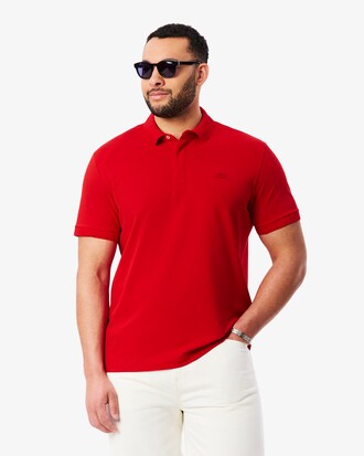 Polo regular fit in piqu&eacute; elasticizzato Paris