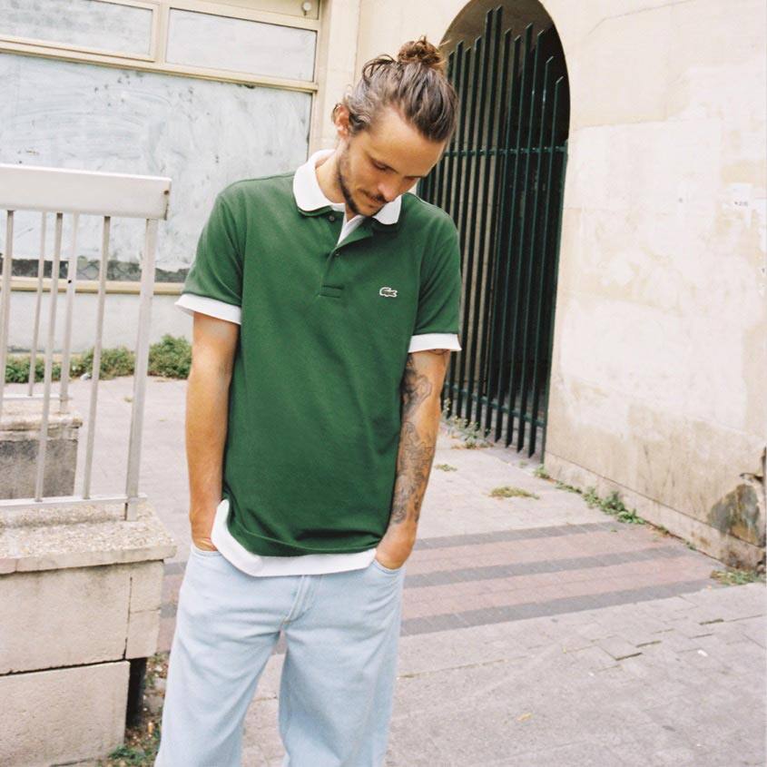 Polo lacoste dentro i pantaloni clearance