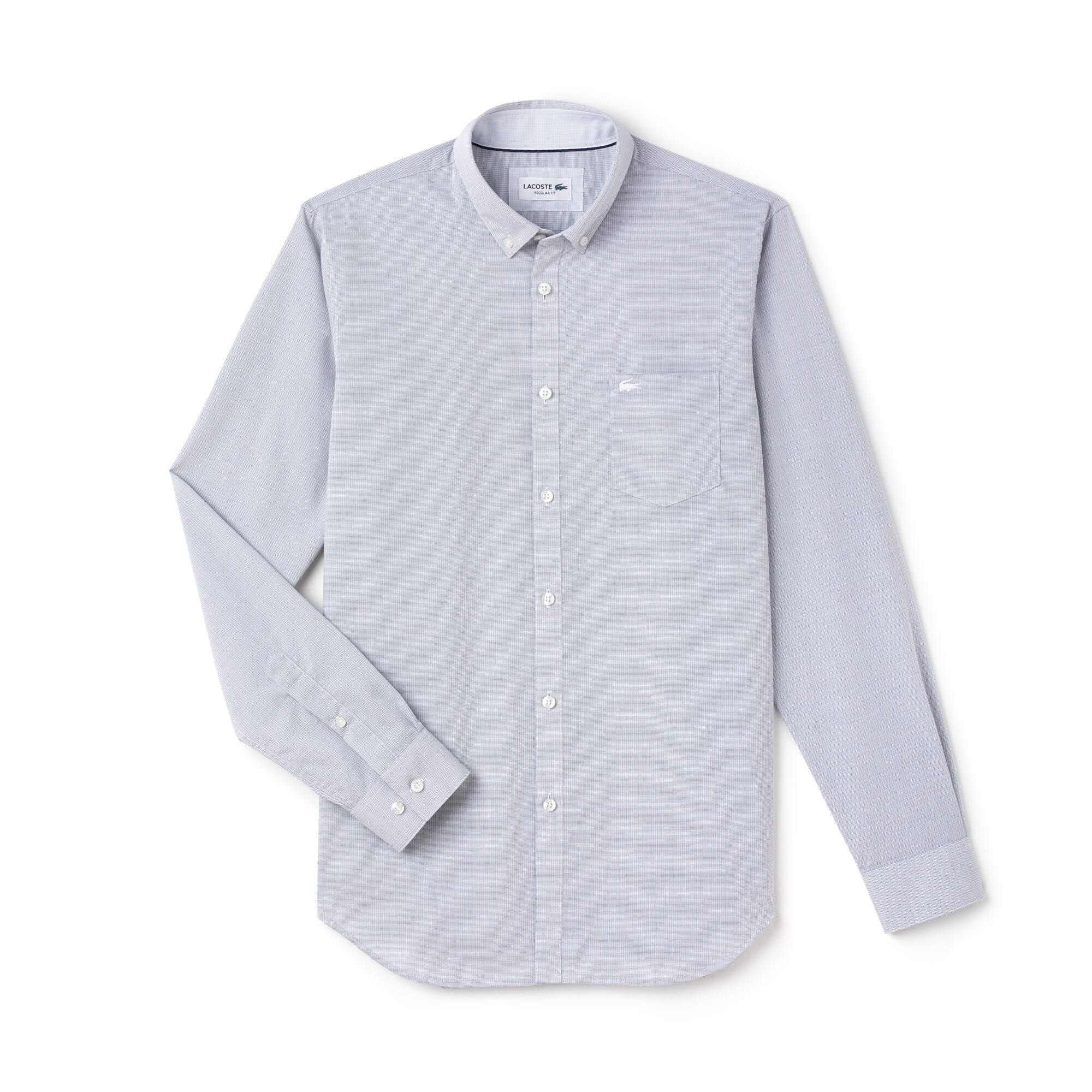 Van Heusen Camicia Uomo Tall Fit In Popeline - Lavanda, Collo 43, Manica 94-97 Cm