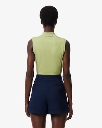 Polo da golf slim fit elasticizzata UV Protect