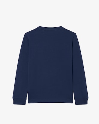 T-shirt unisex in cotone a maniche lunghe