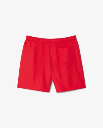 Pantaloncini da bagno monocromatici di lunghezza media