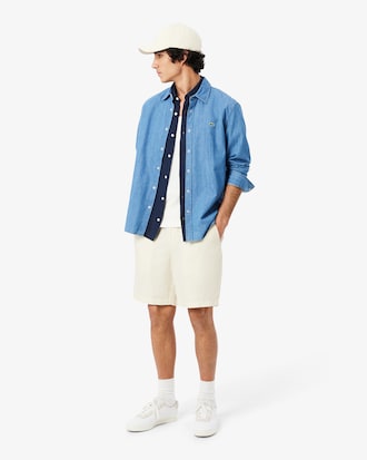 Camicia di lino a maniche corte