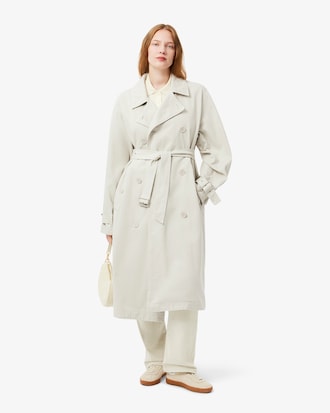 Trench oversize in denim