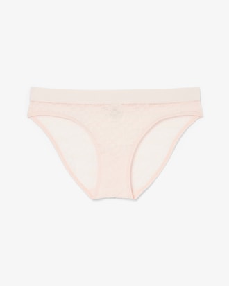 Slip in pizzo con logo in vita