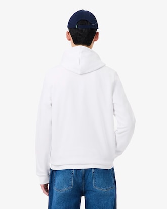 Felpa con cappuccio in pile con zip