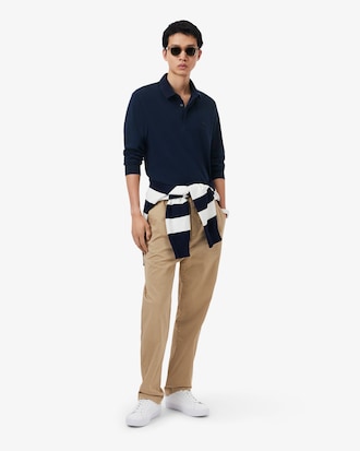 Polo regular fit in piqu&eacute; elasticizzato Paris