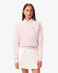 Felpa in pile girocollo relaxed fit