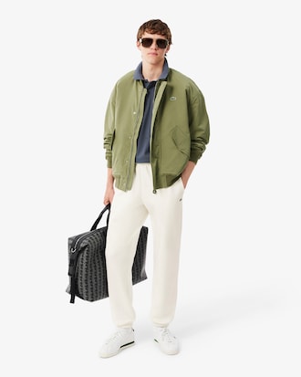 Pantaloni della tuta regular fit in tessuto felpato