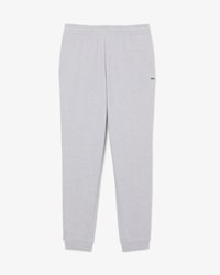 Pantaloni della tuta tapered fit in tessuto felpato