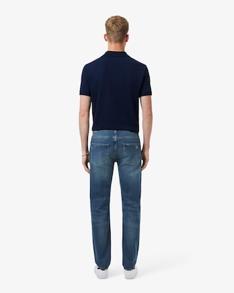 Jeans indaco a 5 tasche slim fit
