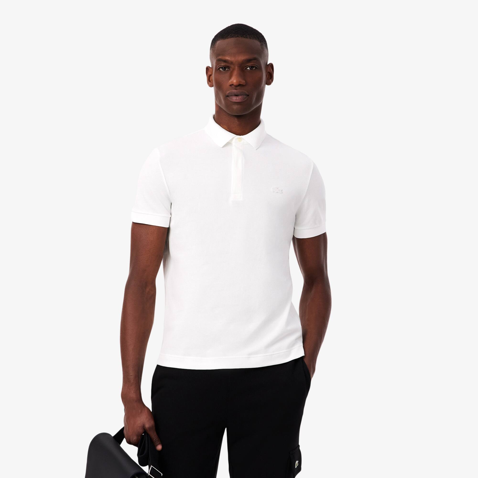 lacoste stretch polo