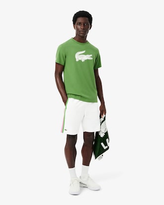 Shorts da tennis leggeri con righe colorblock
